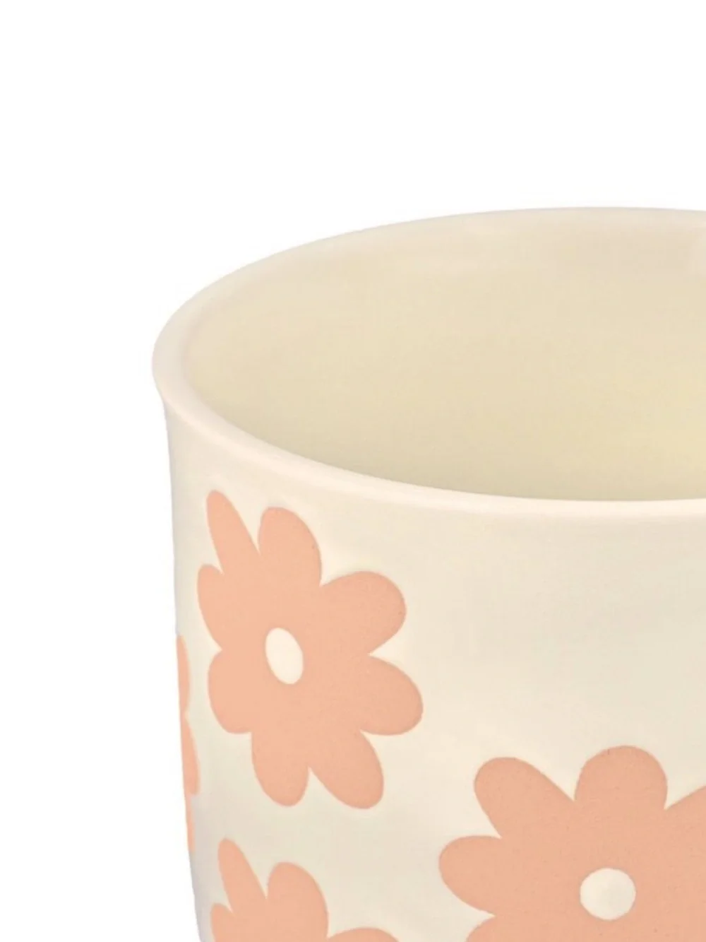 Spring Floral Ceramic Planter with Daisy Pattern by Target Bullseye’s Playground